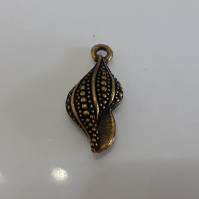 Sea Shell Charm - Silver 22mm