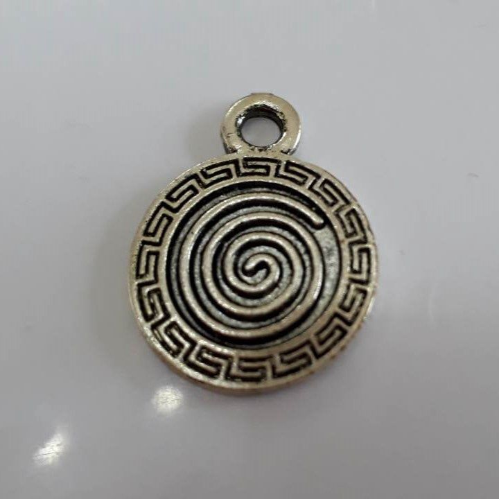 Spiral Pendant - Silver 25mm