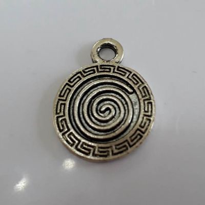Spiral Pendant - Silver 25mm