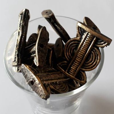 Hour Glass - Brass 25x15mm