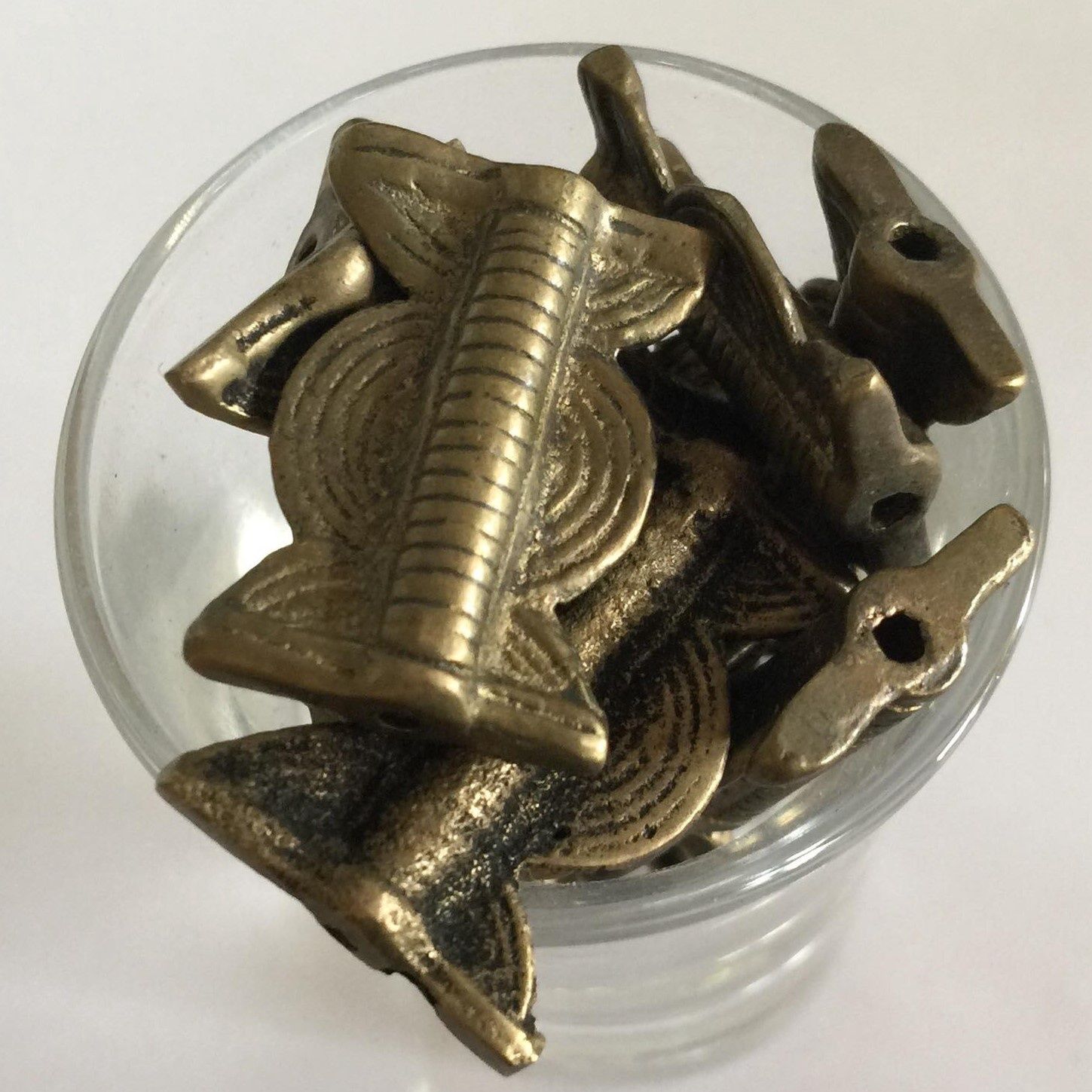 Hour Glass - Brass 28x20mm