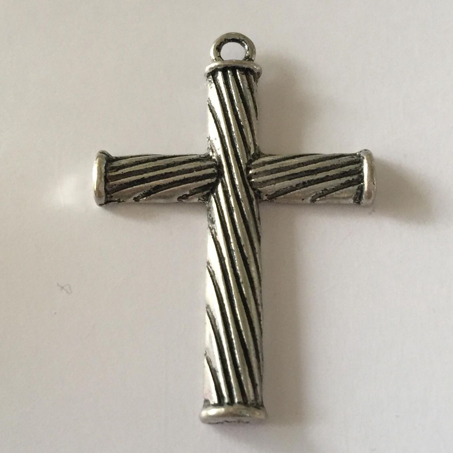 Cross Pendant - Silver 50x35mm