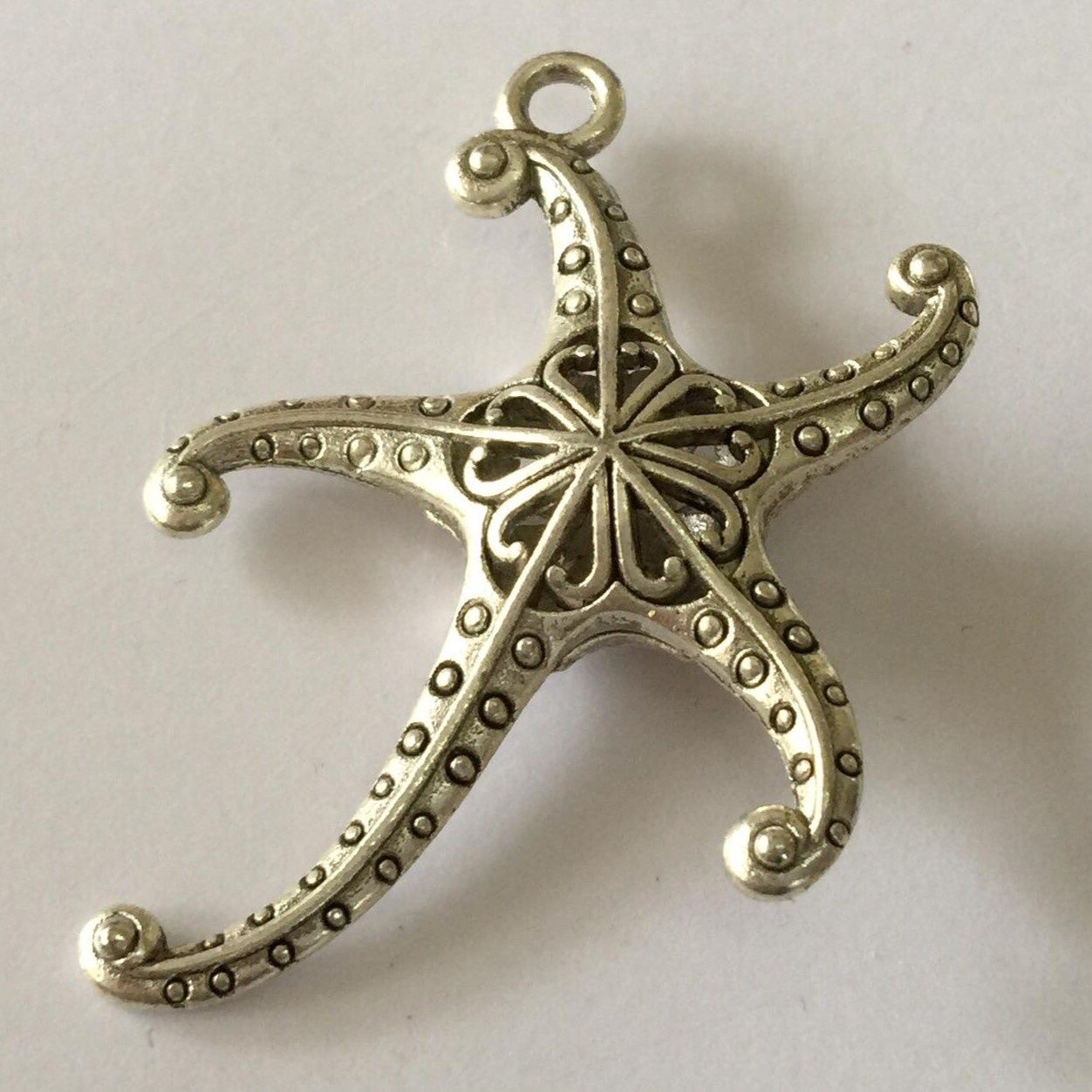Starfish Pendant - Silver 48x38mm