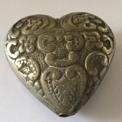 Filigree Heart - Solid Silver 45x50mm