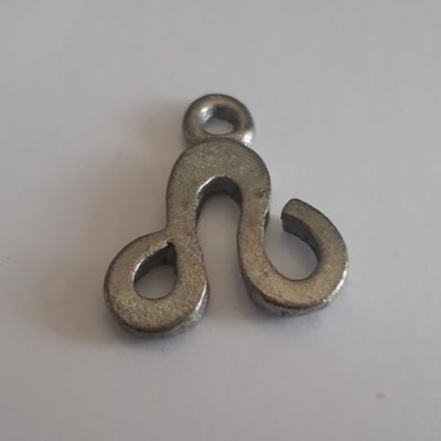 Leo Charm - Silver 15mm (Jul 23 - Aug 22)