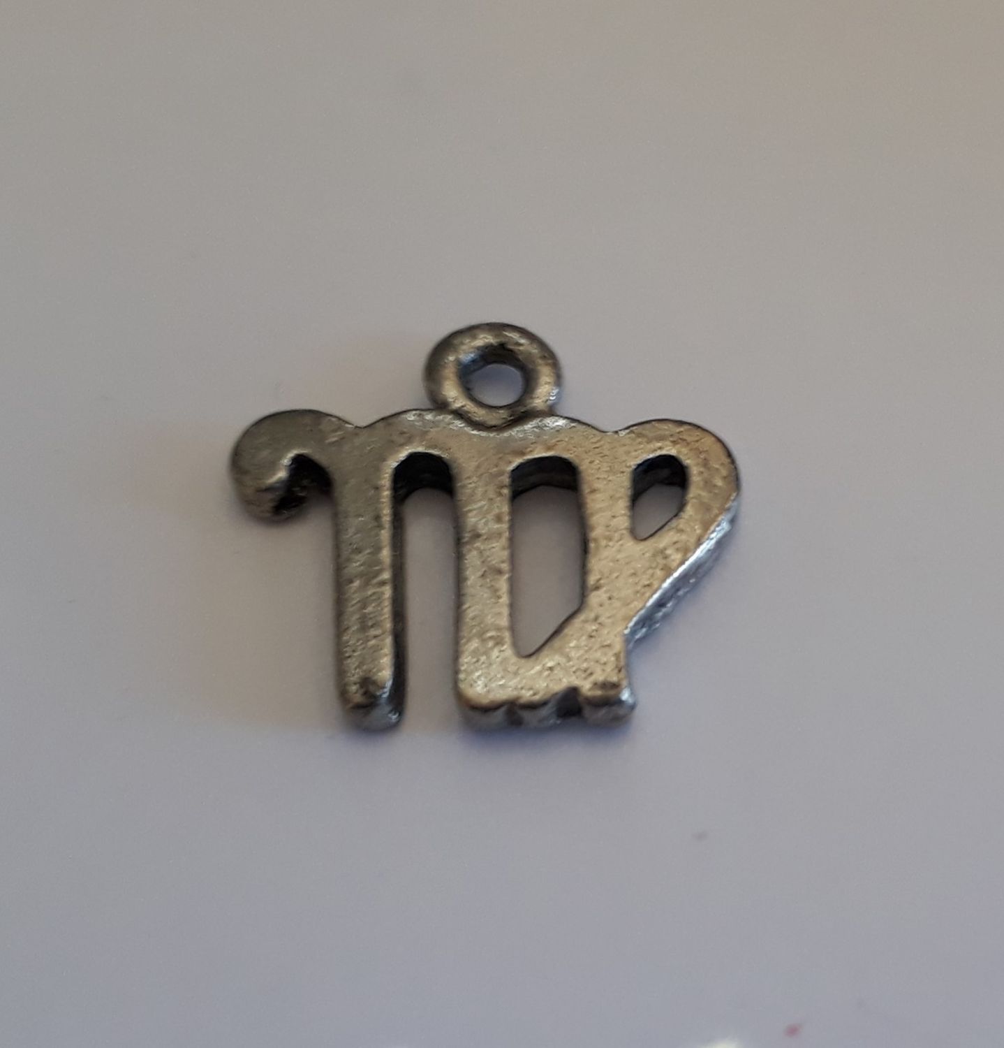 Virgo Charm - Silver 15mm (Aug 23 - Sep 22)