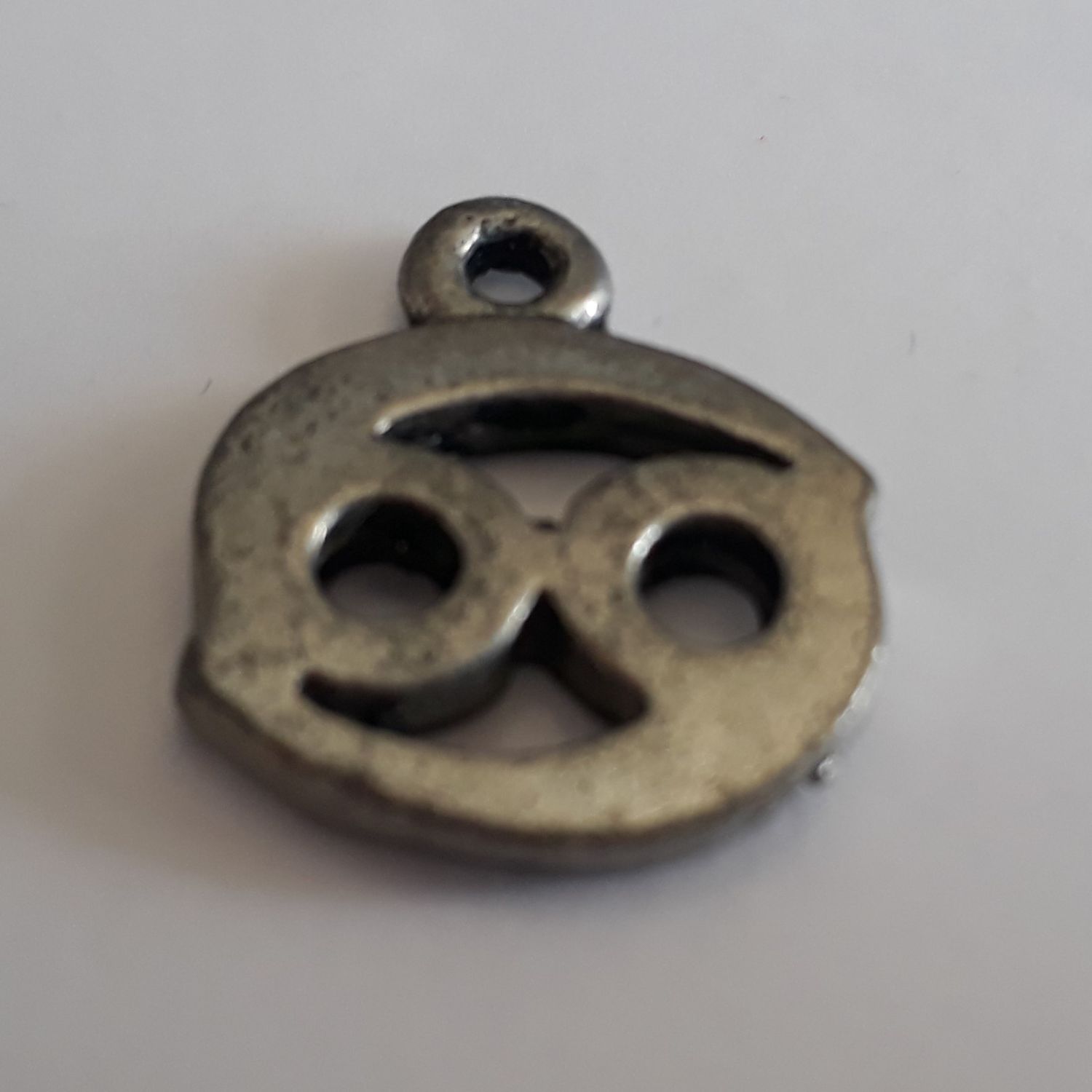 Cancer Charm - Silver 15mm (Jun 21 - Jul 22)