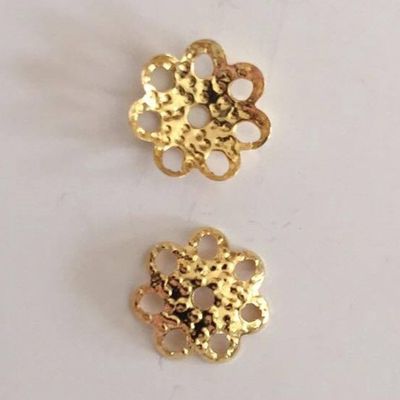 Bead Cap, Filigree - Gold 8mm