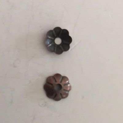 Bead Cap, Fluted - Copper 5mm