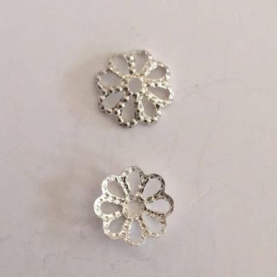 Bead Cap, Filigree - Silver 7mm