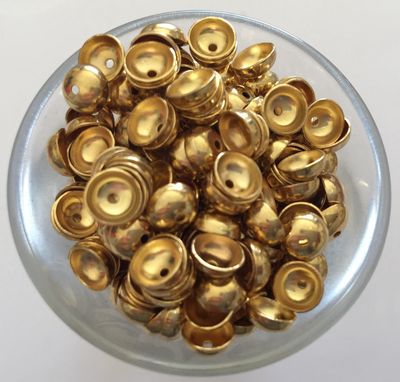 Plain Cap - Gold 6mm