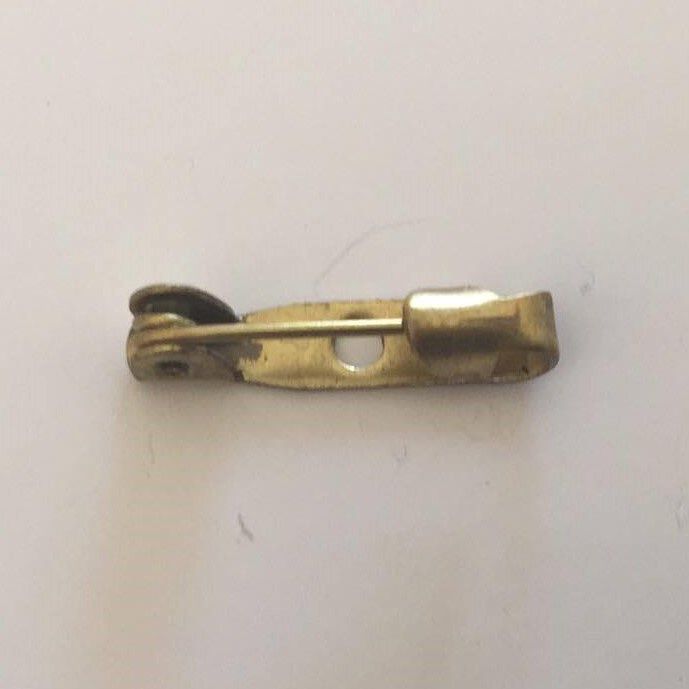 Brooch Back - Brass 19mm