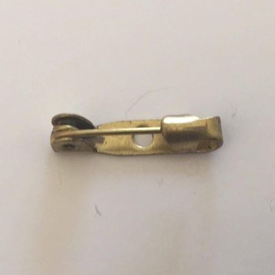 Brooch Back - Brass 19mm