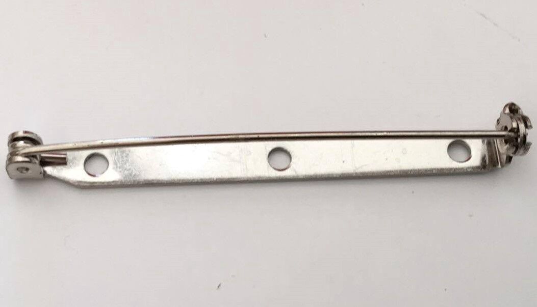 Brooch Back - Silver 52mm