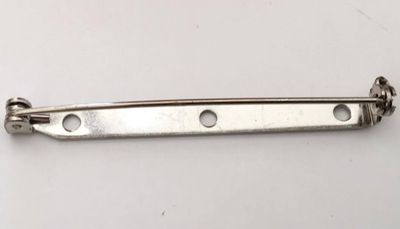 Brooch Back - Silver 52mm