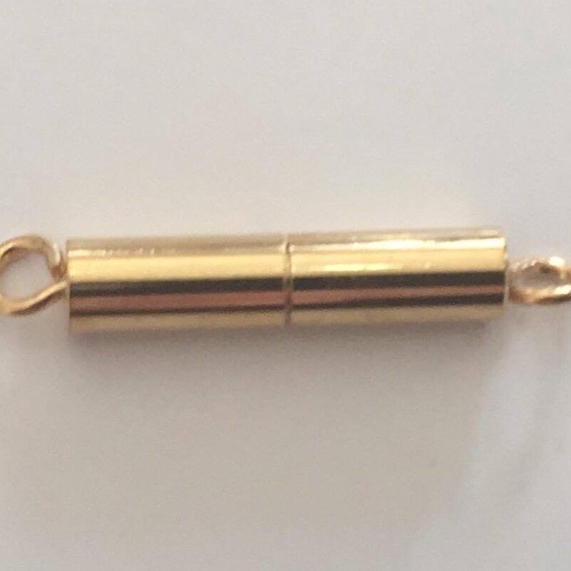 Barrel Clasp - Screw Gold 25mm