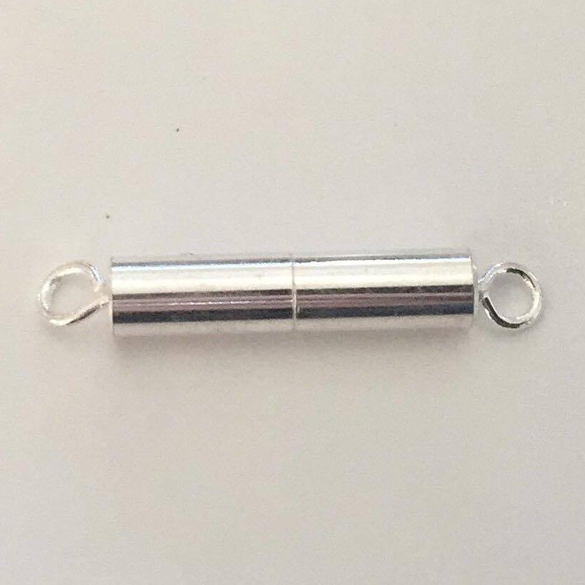 Barrel Clasp - Silver 25mm