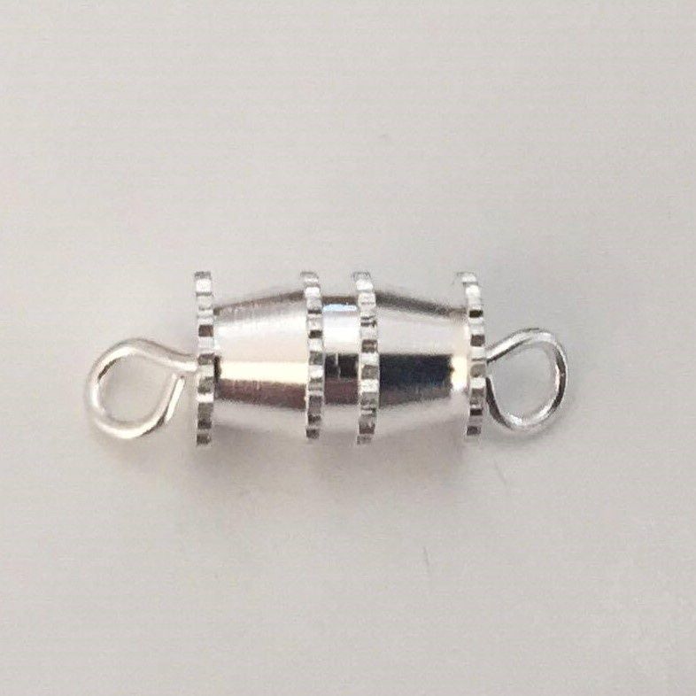 Barrel Clasp - Silver 15mm