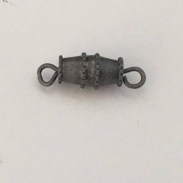Barrel Clasp - Screw Matt Black 15mm