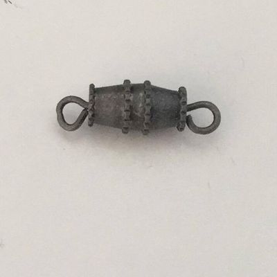 Barrel Clasp - Screw Matt Black 15mm