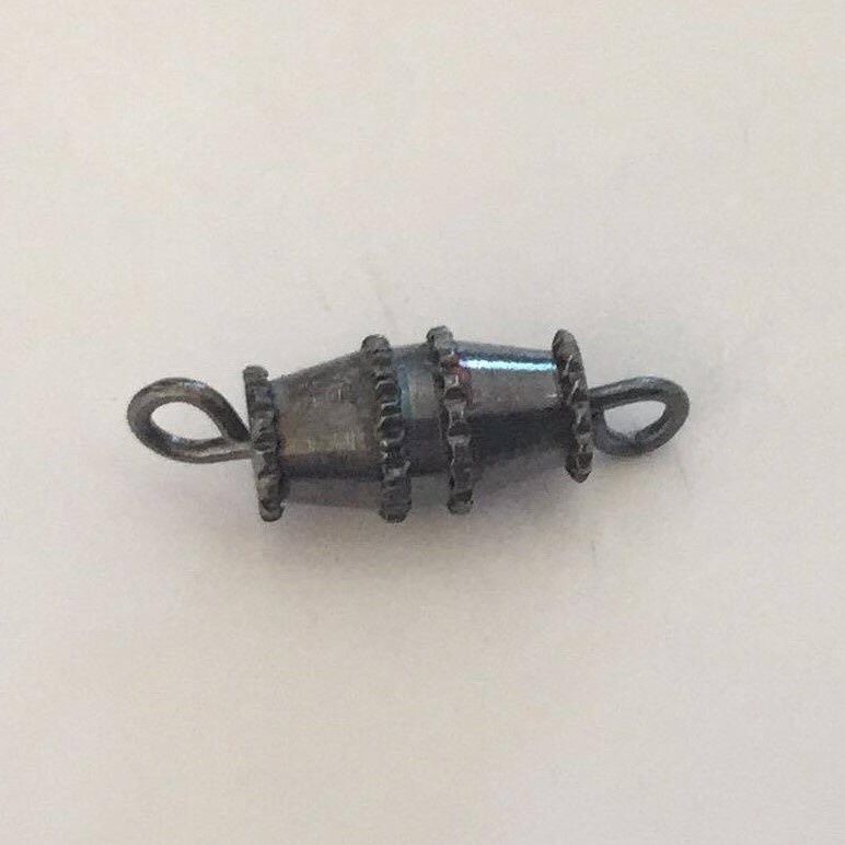 Barrel Clasp - Gunmetal Mix 15mm