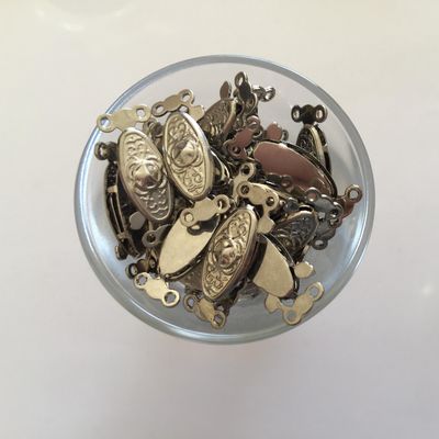 Double Fish Clasp - Nickel 20mm