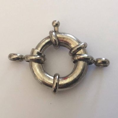 Bolt Clasp - Silver 18mm