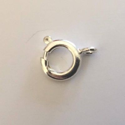 Bolt Clasp - Silver 9mm