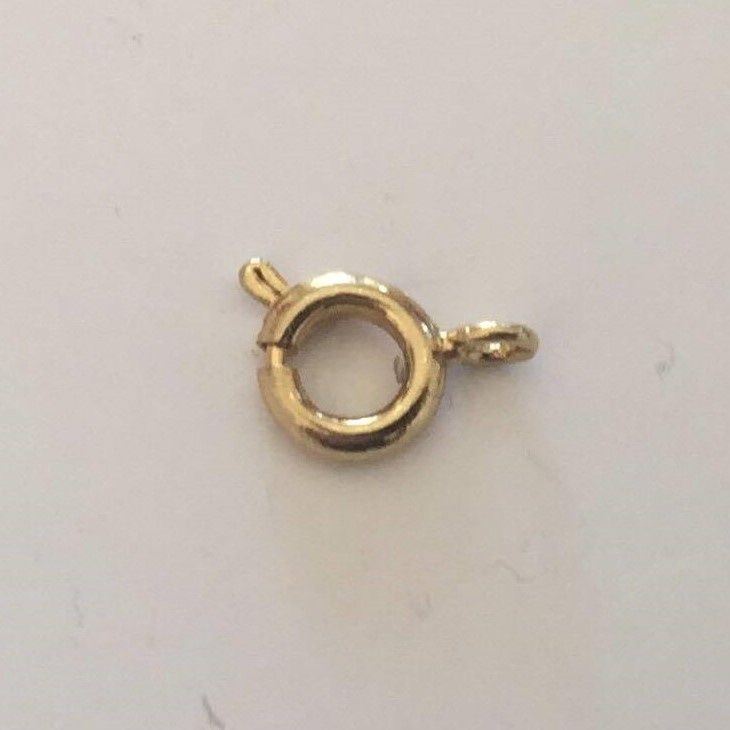 Bolt Clasp - Dull Gold 6mm