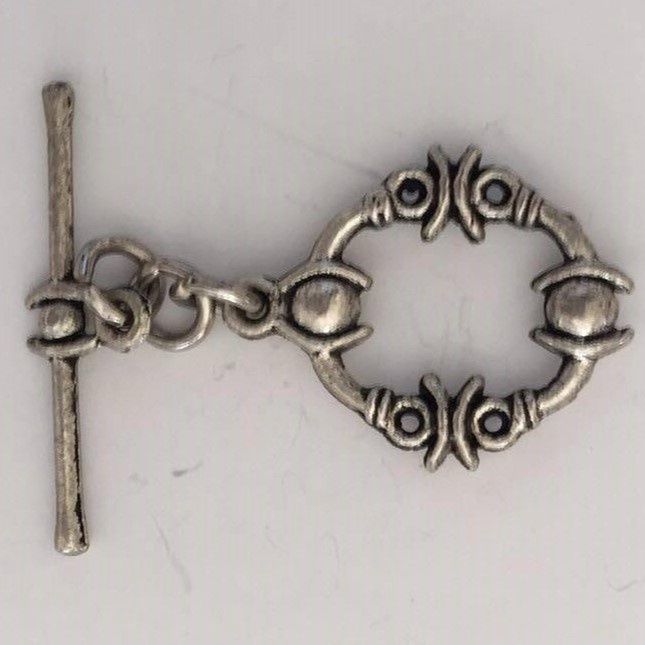 Celtic Toggle Set - Silver 18mm