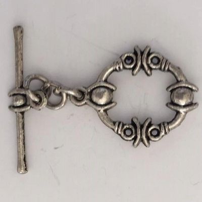 Celtic Toggle Set - Silver 18mm