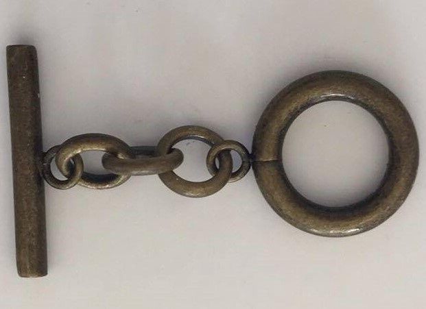 Plain Toggle - Bronze 10mm