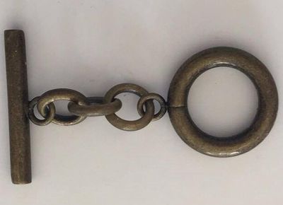 Plain Toggle - Bronze 10mm