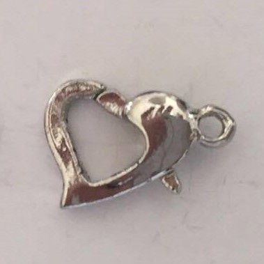 Heart Clasp - Silver