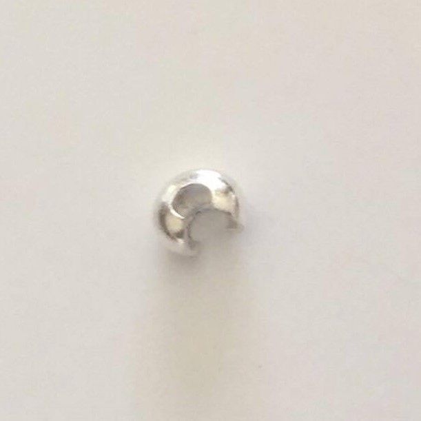 Crimp Cover - Silver 3mm