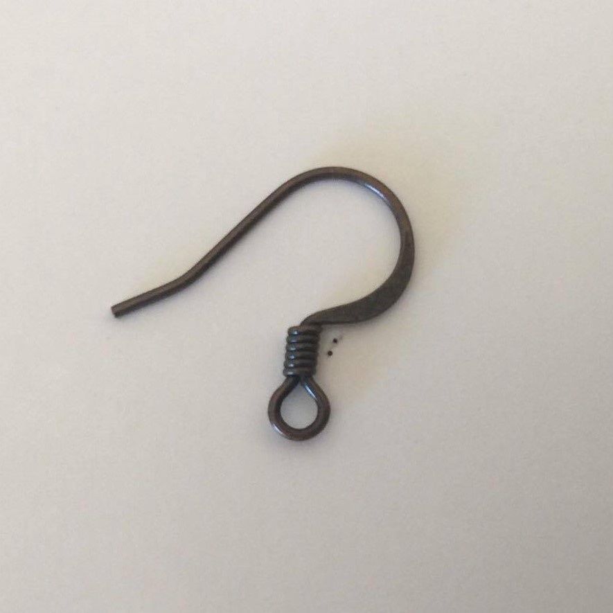 Earring Hook - Antique Copper 19mm (Pair)