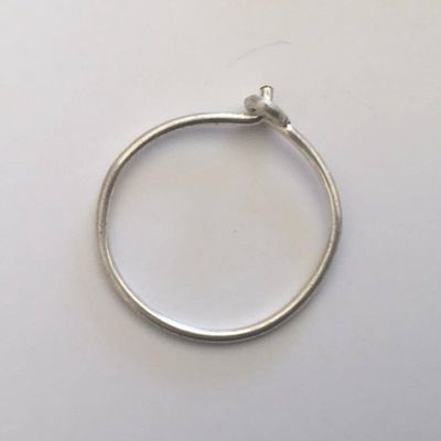 Earring Hoops - Silver Plated 15mm