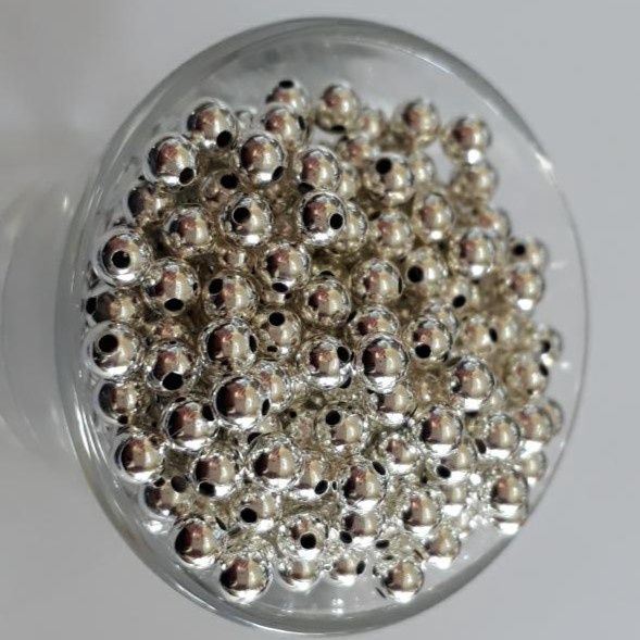 Metal Dot - Silver 4mm