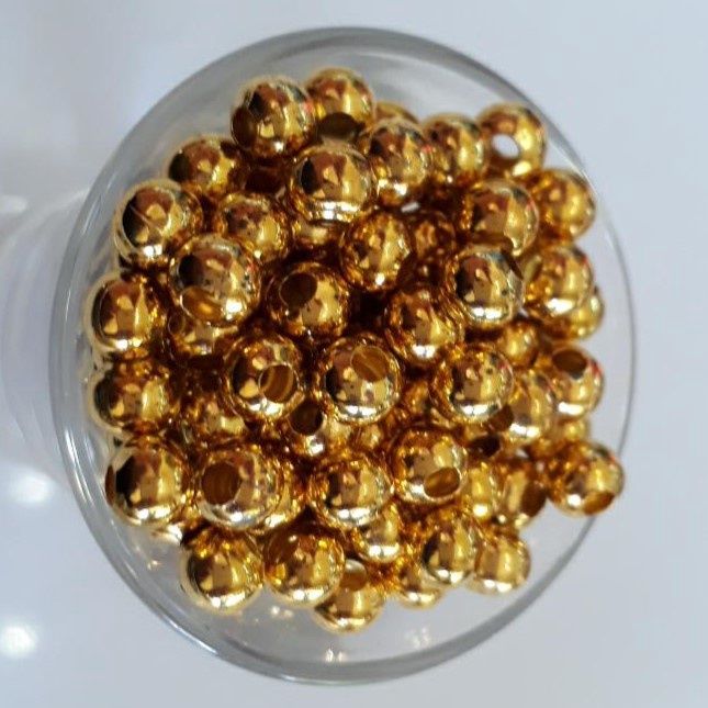 Metal Dots - Yellow Gold 6mm