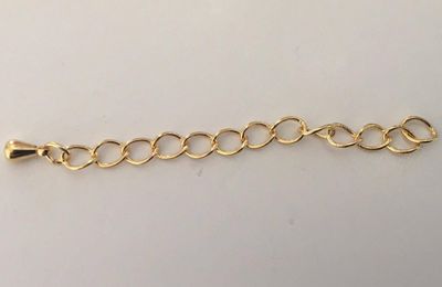 Drop Chain - Fine Gold 60mm