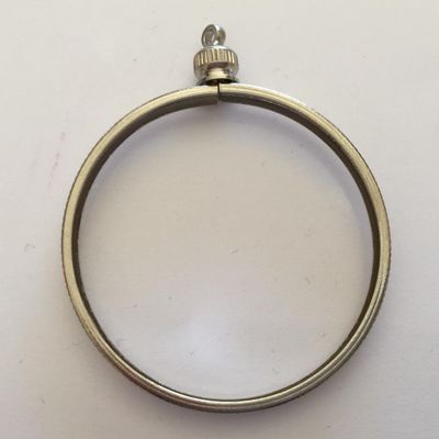 Open Back Screw Bezel - Silver 40mm