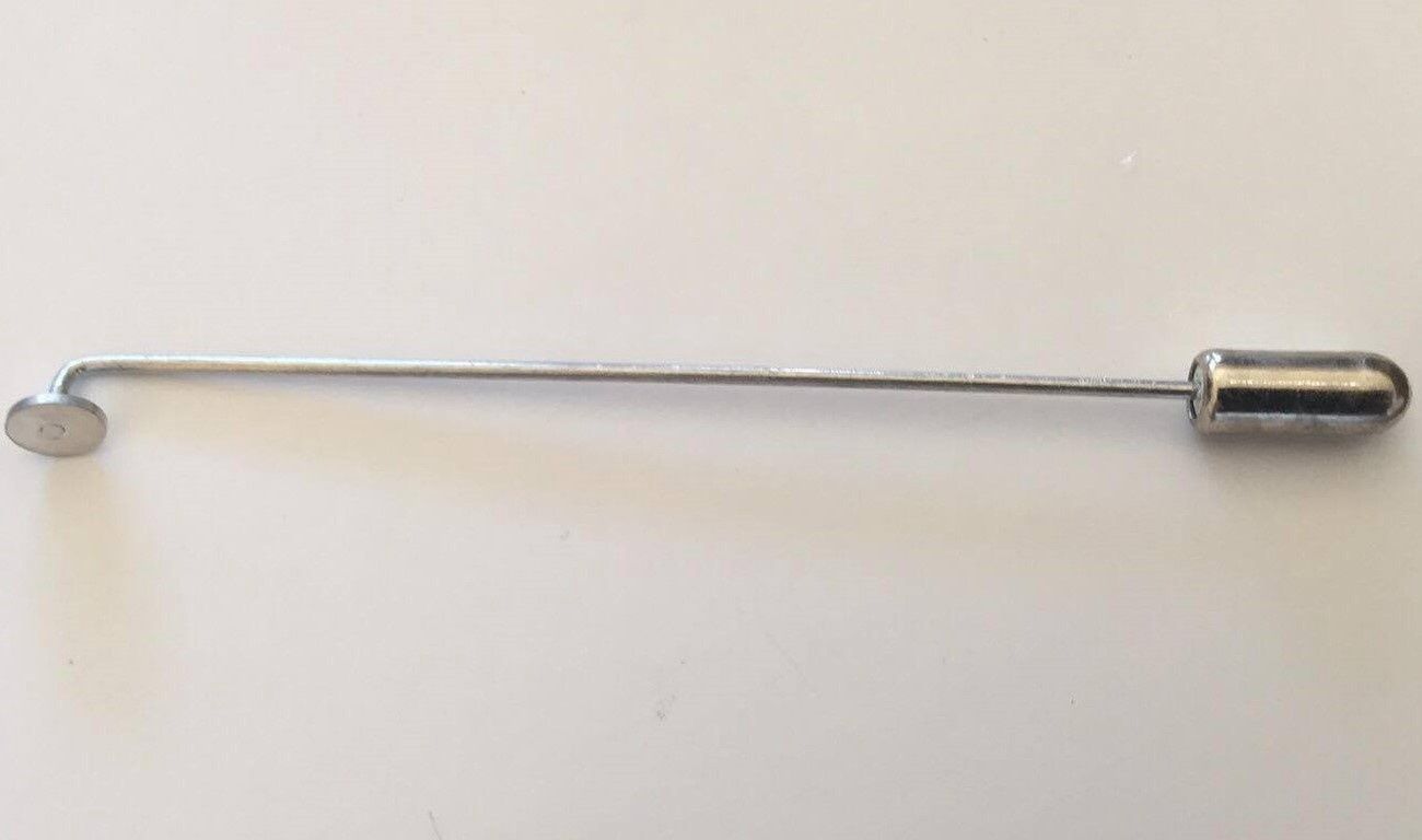 Capped Hat Pins - Silver 75mm
