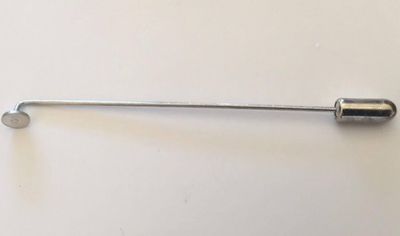 Capped Hat Pins - Silver 75mm