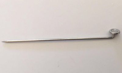 Uncapped Hat Pins - Silver 55mm