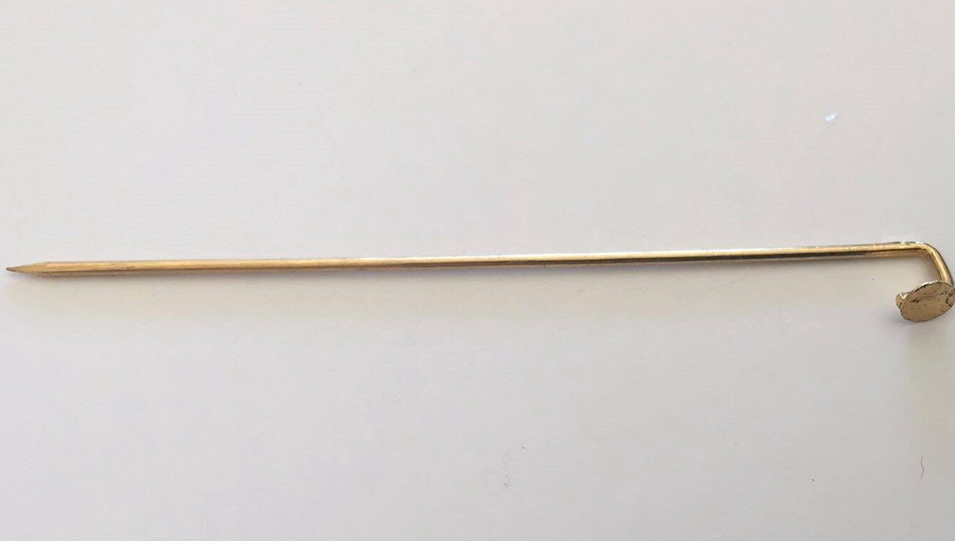 Uncapped Hat Pins - Gold
