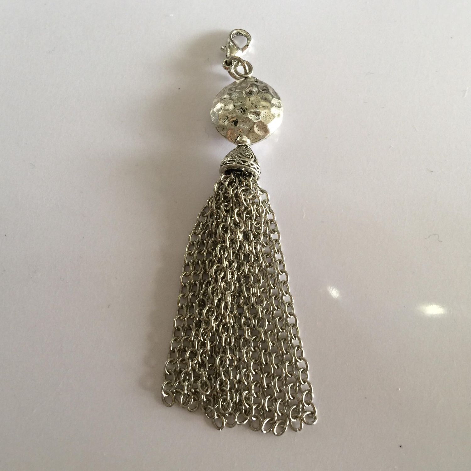 Silver Tassel - 100mm