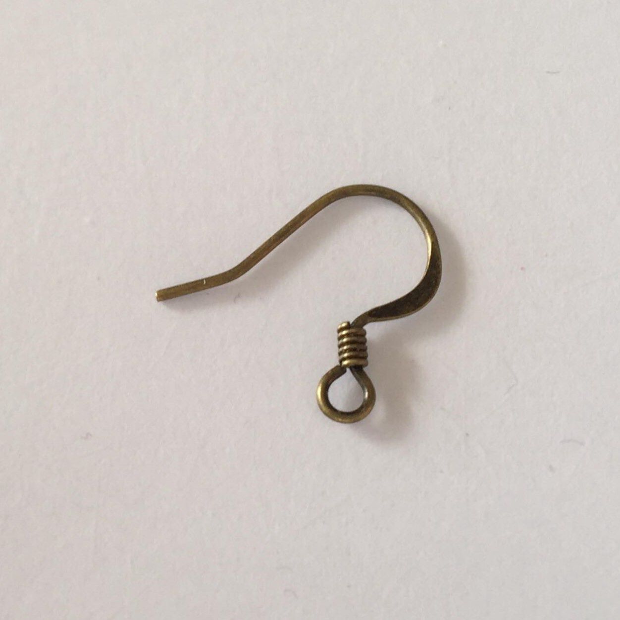 Earring Hook - Brass 19mm