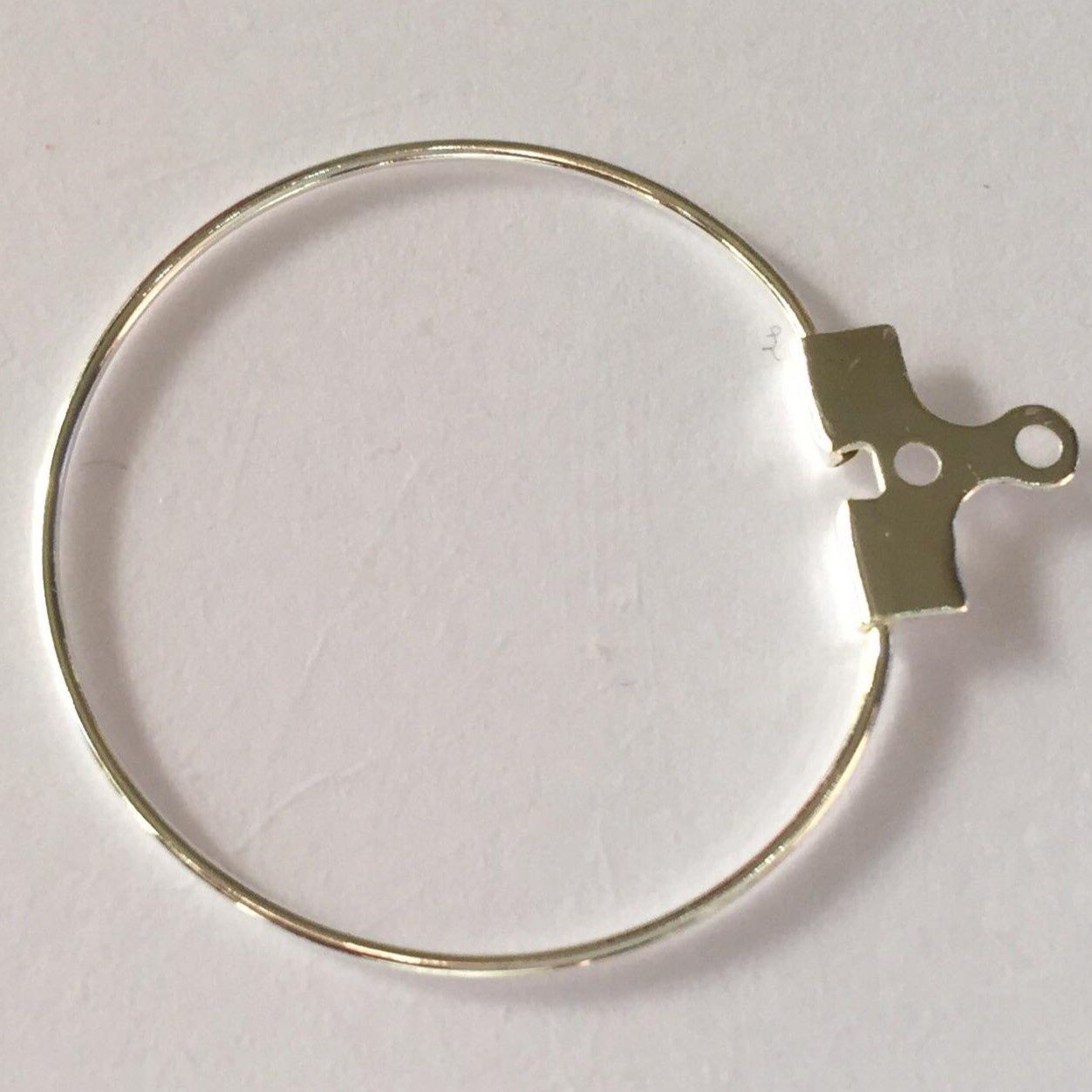 Earring Hoops - Silver Plated 25mm