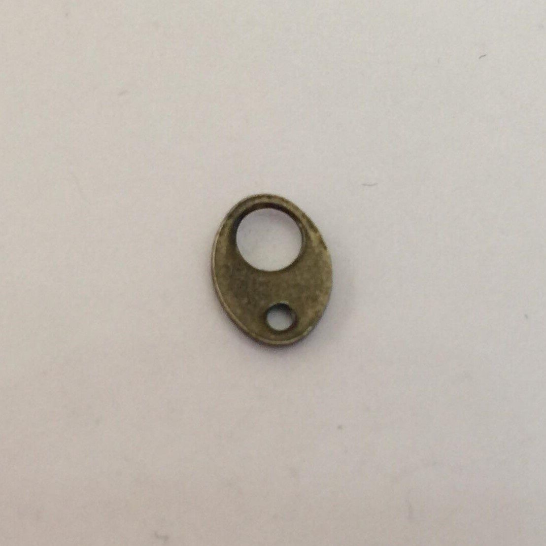 Round Tag End - Brass 8mm