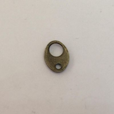 Round Tag End - Brass 8mm